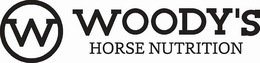 W WOODY'S HORSE NUTRITION trademark