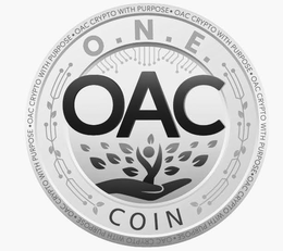 O.N.E. OAC COIN CRYPTO WITH PURPOSE trademark