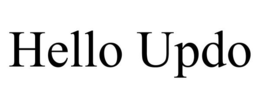 HELLO UPDO trademark