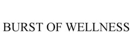 BURST OF WELLNESS trademark
