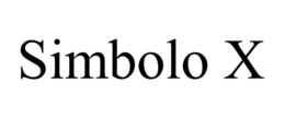 SIMBOLO X trademark