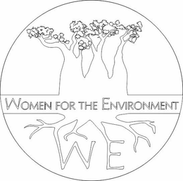 WOMEN FOR THE ENVIRONMENT WE trademark