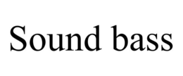 SOUND BASS trademark