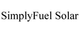 SIMPLYFUEL SOLAR trademark