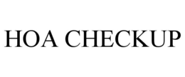 HOA CHECKUP trademark