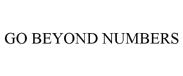 GO BEYOND NUMBERS trademark