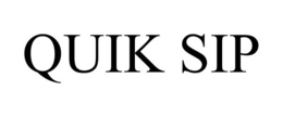 QUIK SIP trademark