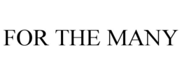 FOR THE MANY trademark
