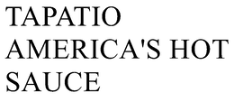 TAPATIO AMERICA'S HOT SAUCE trademark