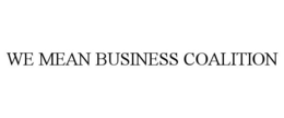 WE MEAN BUSINESS COALITION trademark