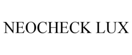 NEOCHECK LUX trademark