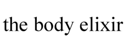 THE BODY ELIXIR trademark