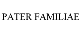 PATER FAMILIAE trademark