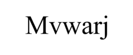 MVWARJ trademark