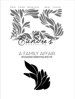 REAL FOOD DESERVES REAL FLAVOR ES EUNDRE'S SEASONING A FAMILY AFFAIR ALL PURPOSE SEASONING AND RUB trademark