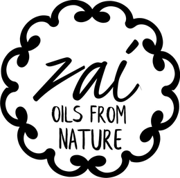 ZAI OILS FROM NATURE trademark