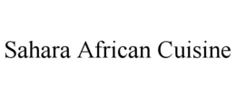 SAHARA AFRICAN CUISINE trademark