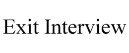 EXIT INTERVIEW trademark