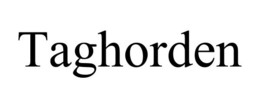 TAGHORDEN trademark