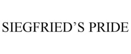 SIEGFRIED'S PRIDE trademark