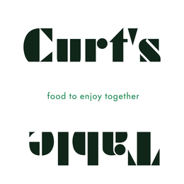 CURT'S TABLE FOOD TO ENJOY TOGETHER trademark