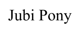 JUBI PONY trademark
