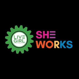 LIVEGIRL SHE WORKS trademark