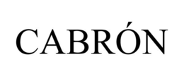 CABRÓN trademark