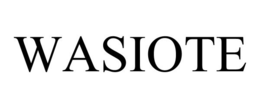WASIOTE trademark