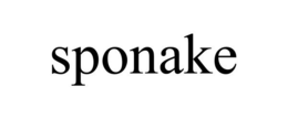 SPONAKE trademark