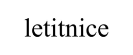 LETITNICE trademark
