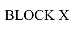 BLOCK X trademark