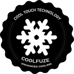 COOL TOUCH TECHNOLOGY ENHANCED COOLING COOLFUZE trademark