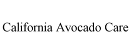 CALIFORNIA AVOCADO CARE trademark