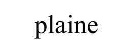 PLAINE trademark
