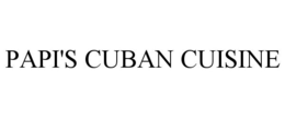 PAPI'S CUBAN CUISINE trademark