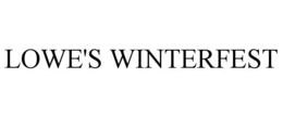 LOWE'S WINTERFEST trademark