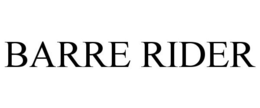 BARRE RIDER trademark