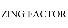 ZING FACTOR trademark