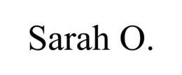 SARAH O. trademark