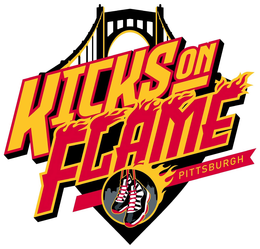 KICKS ON FLAME PITTSBURGH trademark