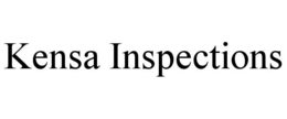 KENSA INSPECTIONS trademark