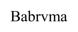 BABRVMA trademark