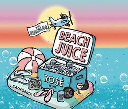 BEACH JUICE WITH BUBBLES ROSE WINE BEACH JUICE ROSE BEACH JUICE CALIFORNIA trademark