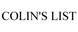 COLIN'S LIST trademark