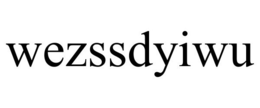 WEZSSDYIWU trademark