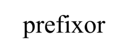 PREFIXOR trademark