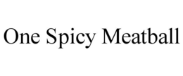 ONE SPICY MEATBALL trademark