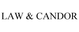 LAW & CANDOR trademark
