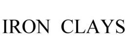 IRON CLAYS trademark